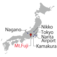 Mt Fuji ski tour MAP
