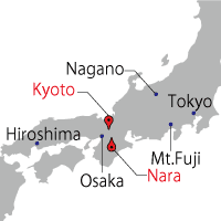 Kyoto & Nara Private Tour MAP
